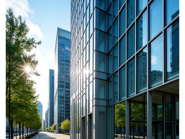 Modern office building in Toronto, Canada